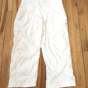 White lined studio crops